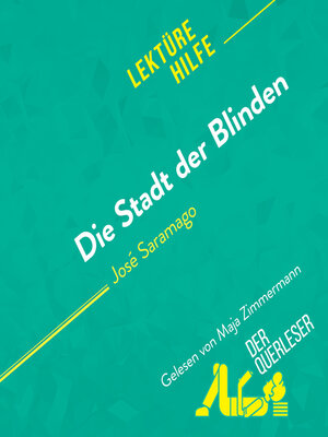 cover image of Die Stadt der Blinden von José Saramago Lektürehilfe